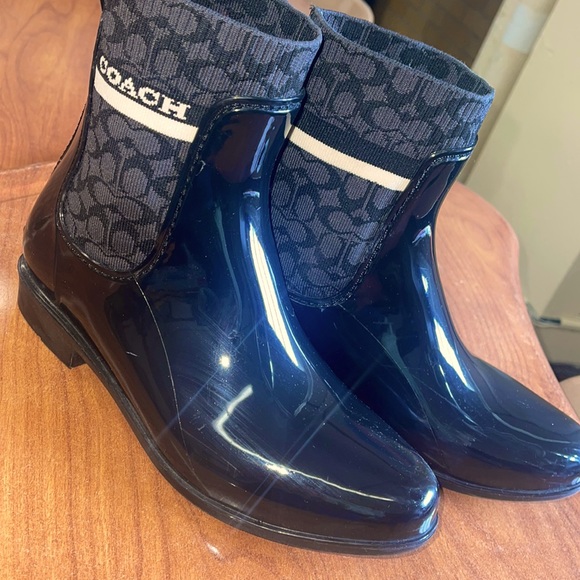 COACH rainboots - Picture 1 of 5